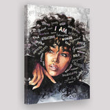 Soulful Woman Canvas Prints Wall Art Home Decor - Painting Canvas,Art Prints, Ready to hang