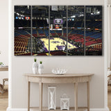 Sacramento Kings Wall Art Sleep Train Arena Stadium Canvas Prints,Multi Panels B,Sport Stadium Art Prints, Fan Gift