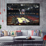 Sacramento Kings Wall Art Sleep Train Arena Stadium Framed Canvas Prints,Sport Stadium Art Prints, Fan Gift