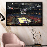 Sacramento Kings Wall Art Sleep Train Arena Stadium Framed Canvas Prints,Sport Stadium Art Prints, Fan Gift