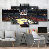 Sacramento Kings Wall Art Sleep Train Arena Stadium Canvas Prints,Multi Panels,Sport Stadium Art Prints, Fan Gift