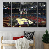 Sacramento Kings Wall Art Sleep Train Arena Stadium Canvas Prints,Multi Panels B,Sport Stadium Art Prints, Fan Gift