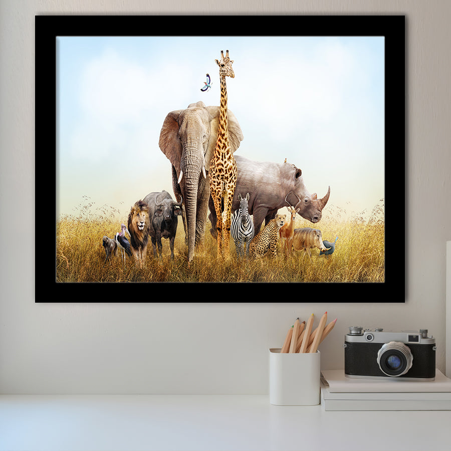 Safari Theme Nursery Wall Art