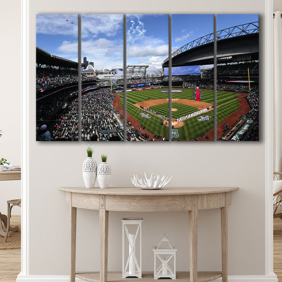 Safeco Field Seattle, Stadium Canvas, Sport Art, Gift for him,100 Multi Panels B, Canvas Prints Wall Art Decor