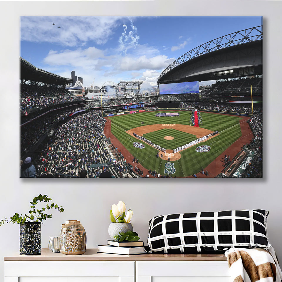 Safeco Field Seattle, Stadium Canvas, Sport Art, Gift for him,V1 Fan Gift, Canvas Prints Wall Art Decor
