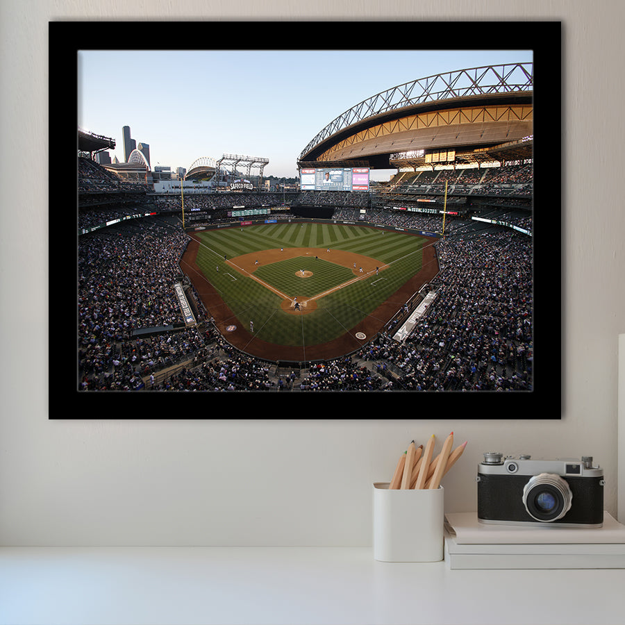 Safeco Field Seattle, Stadium Canvas, Sport Art, Gift for him, Framed Art Prints Wall Art Decor, Framed Picture
