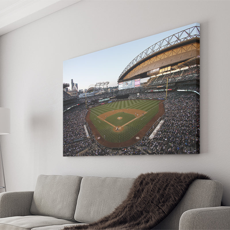Safeco Field Seattle, Stadium Canvas, Sport Art, Gift for him, Fan Gift, Canvas Prints Wall Art Decor