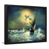 Sailing In Sunset Framed Wall Art - Framed Prints, Art Prints, Print for Sale, Painting Prints