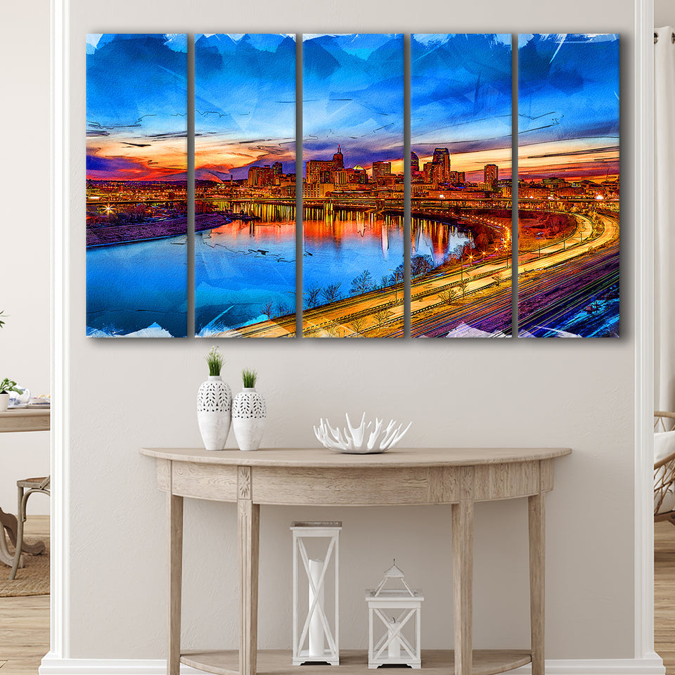 Saint Paul 5 Piece B Canvas Prints Wall Art Decor, Multi Panels,Large Canvas, Home Decor