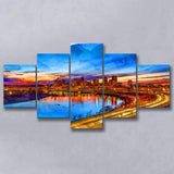 Saint Paul 5 Pieces Canvas Prints Wall Art Decor - Painting Canvas, Mixed Canvas, Multi Panels