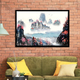 Sakura Canvas Landscape Framed Art Prints Wall Art Decor, Framed Picture, Home Decor