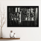 Salon Decor Wall Art Haircare Masterpiece Framed Canvas Prints Wall Art - Painting Prints, Wall Decor, Floating Frame