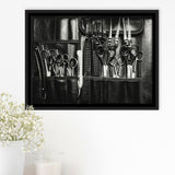 Salon Decor Wall Art Haircare Masterpiece Framed Canvas Prints Wall Art - Painting Prints, Wall Decor, Floating Frame
