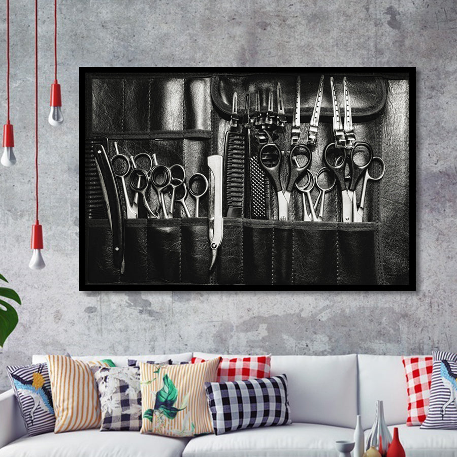 Salon Decor Wall Art Haircare Masterpiece Framed Art Prints Wall Decor - Painting Prints, Framed Picture