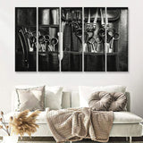 Salon Decor Wall Art Haircare Masterpiece 5 Piece Canvas Prints Wall Art - Painting Prints, Wall Decor,Multi Panels