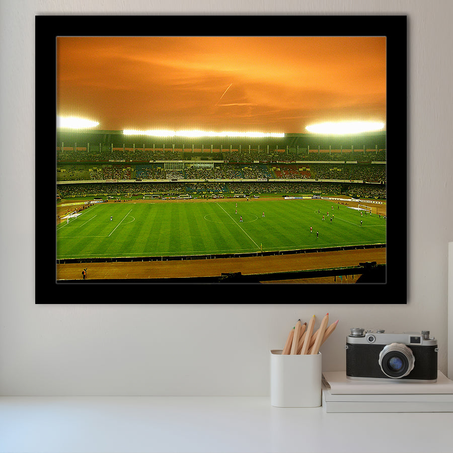 Salt Lake Stadium, Stadium Canvas, Sport Art, Gift for him, Framed Art Prints Wall Art Decor, Framed Picture