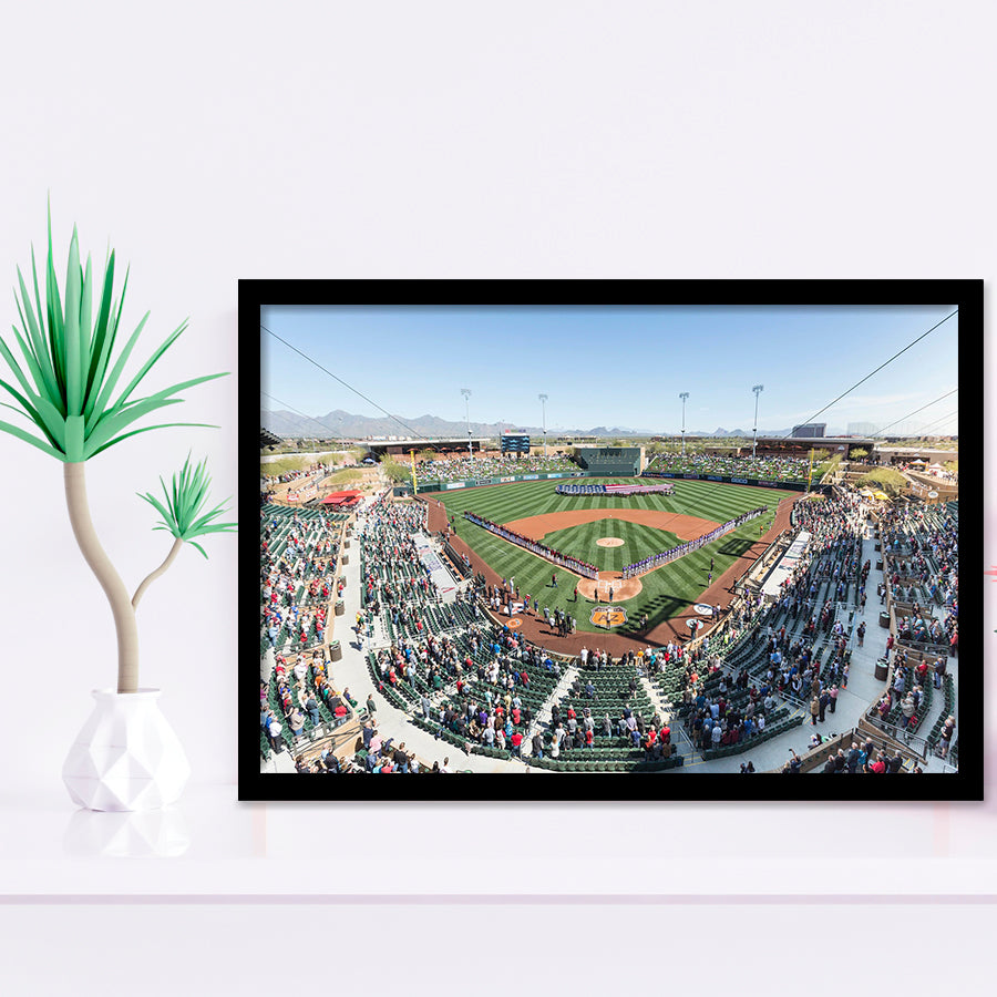 Salt River Fields Stadium, Stadium Canvas, Sport Art, Gift for him,100 Framed Art Prints Wall Art Decor, Framed Picture