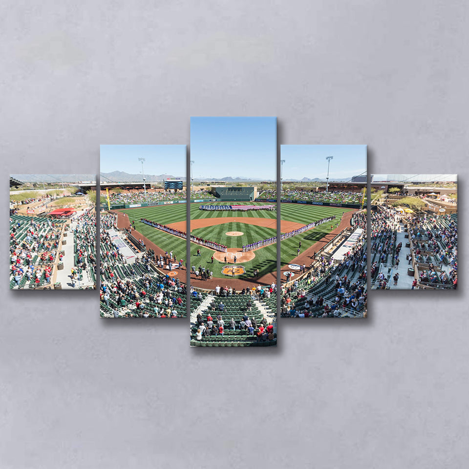 Salt River Fields Stadium, Stadium Canvas, Sport Art, Large Canvas,V1 Multi Panels, Canvas Prints Wall Art Decor