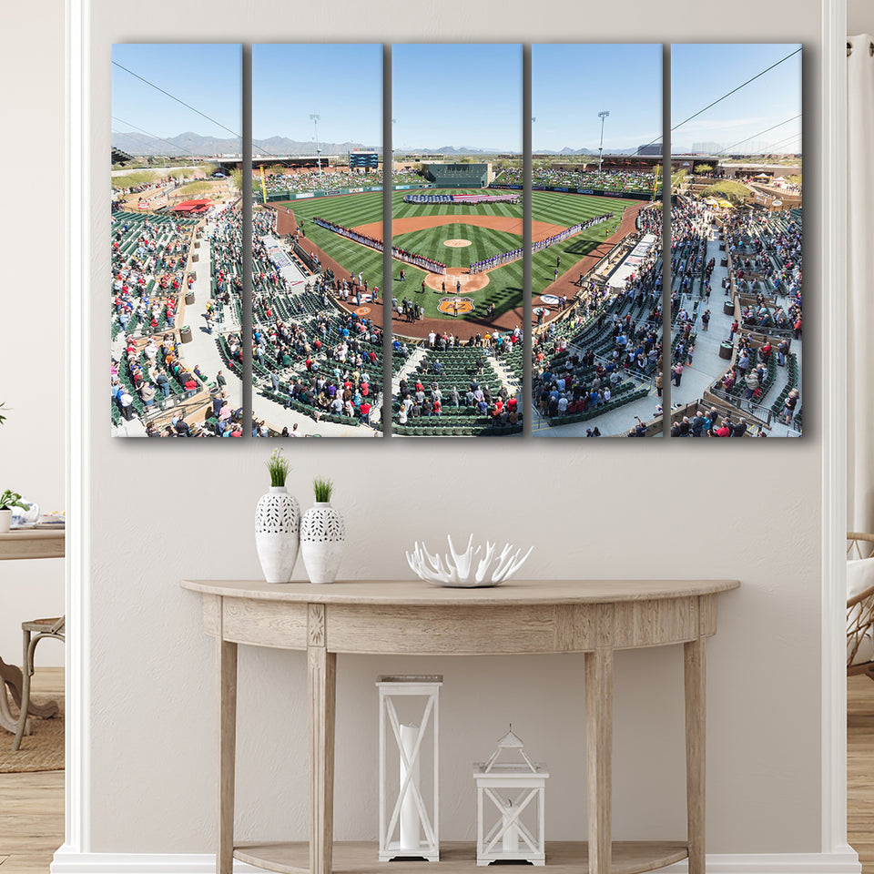 Salt River Fields Stadium, Stadium Canvas, Sport Art, Gift for him,100 Multi Panels B, Canvas Prints Wall Art Decor