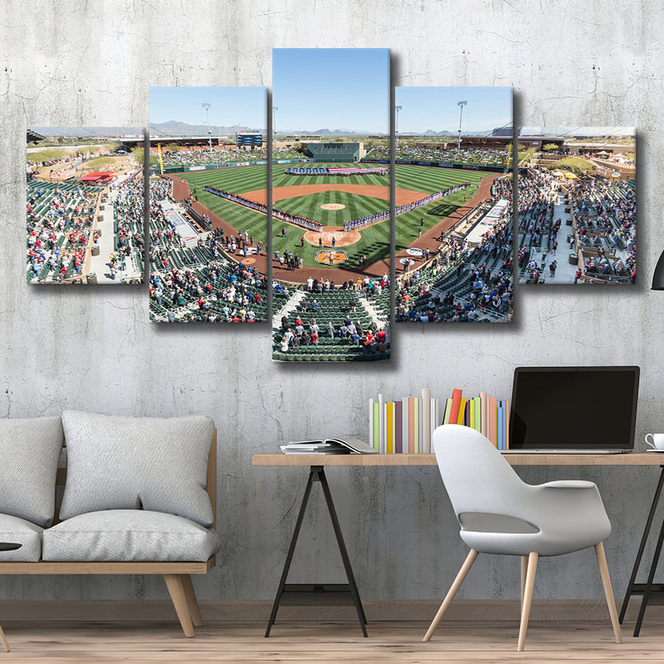 Salt River Fields Stadium, Stadium Canvas, Sport Art, Large Canvas,V1 Multi Panels, Canvas Prints Wall Art Decor
