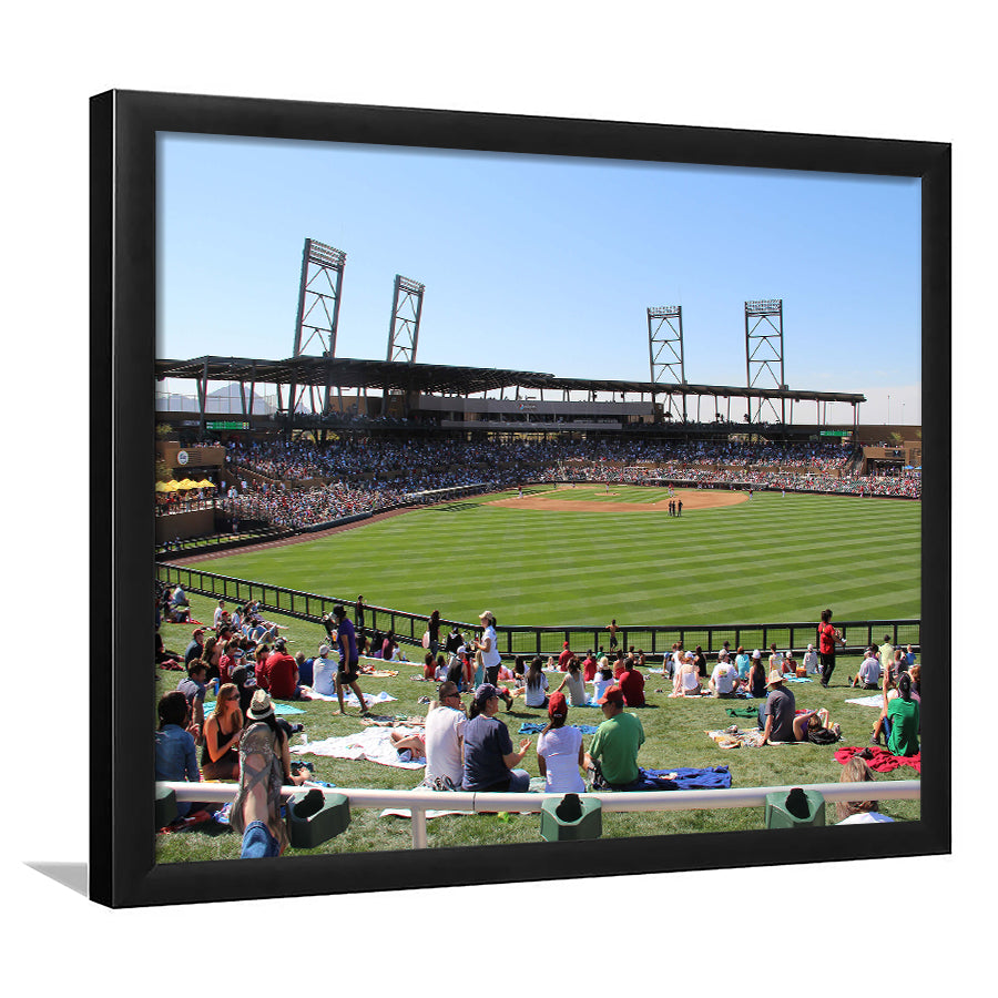 Salt River Fields Stadium, Stadium Canvas, Sport Art, Gift for him, Framed Art Prints Wall Art Decor, Framed Picture