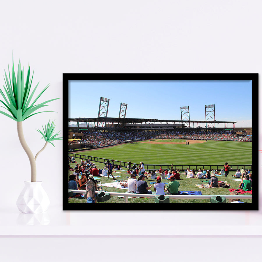 Salt River Fields Stadium, Stadium Canvas, Sport Art, Gift for him, Framed Art Prints Wall Art Decor, Framed Picture