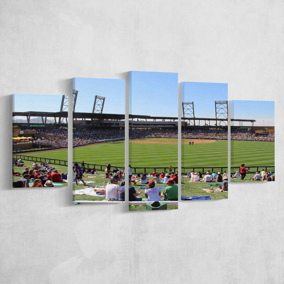 Salt River Fields Stadium, Stadium Canvas, Sport Art, Large Canvas, Multi Panels, Canvas Prints Wall Art Decor