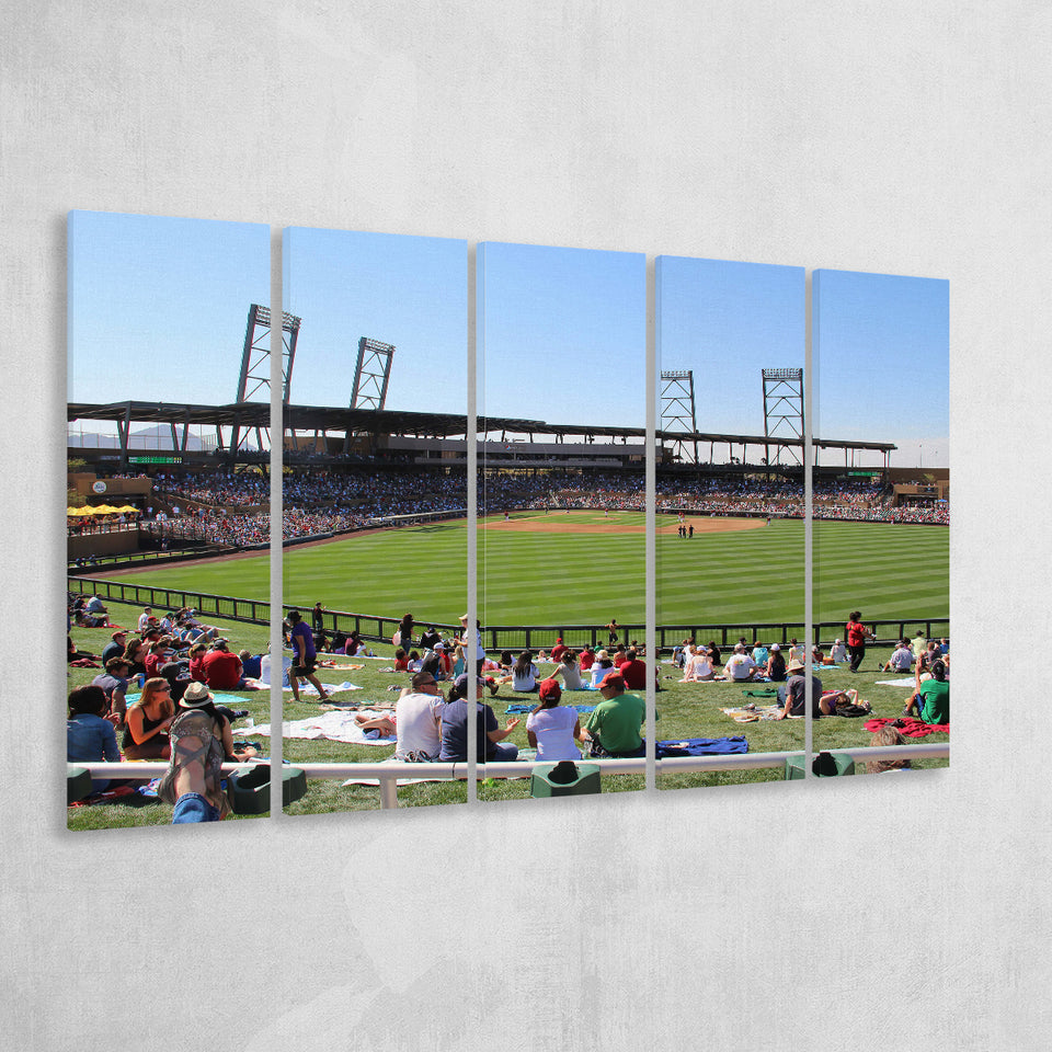 Salt River Fields Stadium, Stadium Canvas, Sport Art, Gift for him, Multi Panels B, Canvas Prints Wall Art Decor