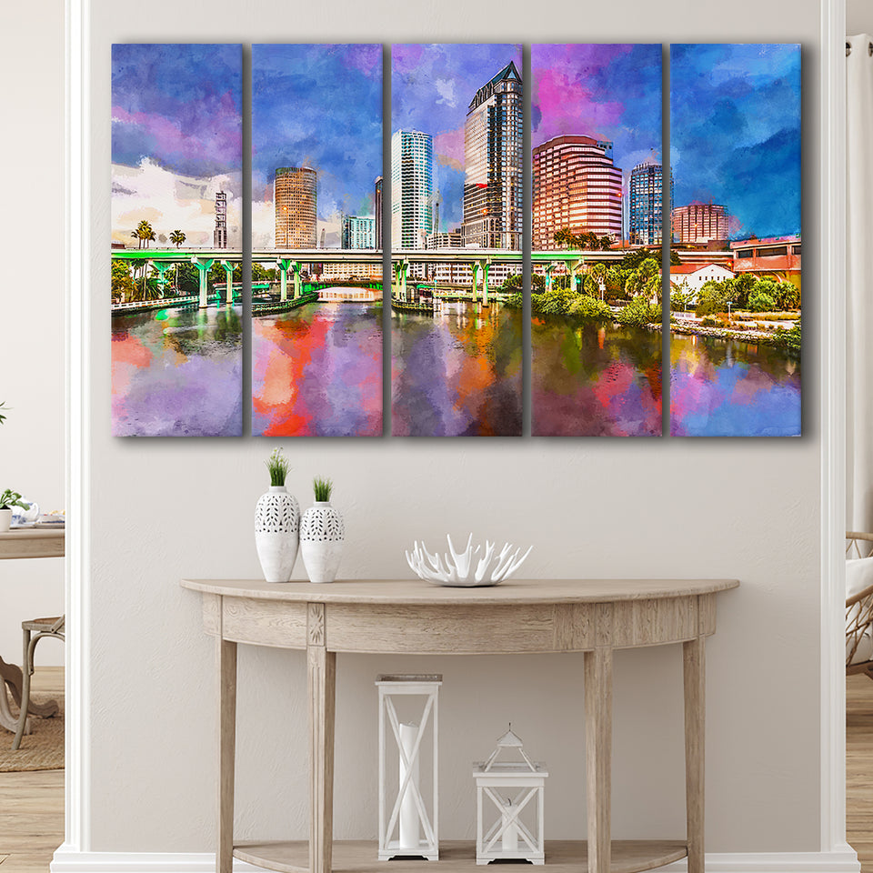 San Juan Puerto Rico Caribbean Coast 5 Pieces Extra Large Canvas Prints Wall Art Home Decor
