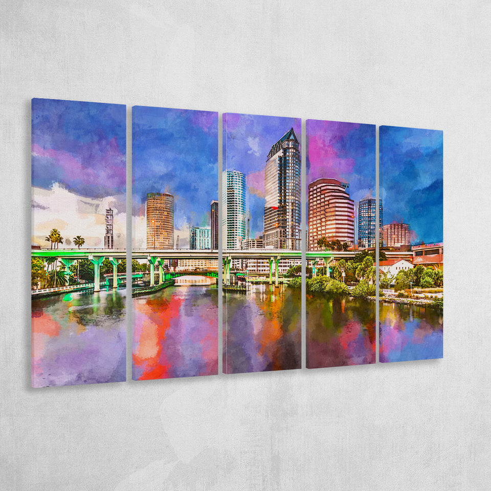 San Juan Puerto Rico Caribbean Coast 5 Pieces Extra Large Canvas Prints Wall Art Home Decor