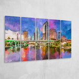 San Juan Puerto Rico Caribbean Coast 5 Pieces Extra Large Canvas Prints Wall Art Home Decor