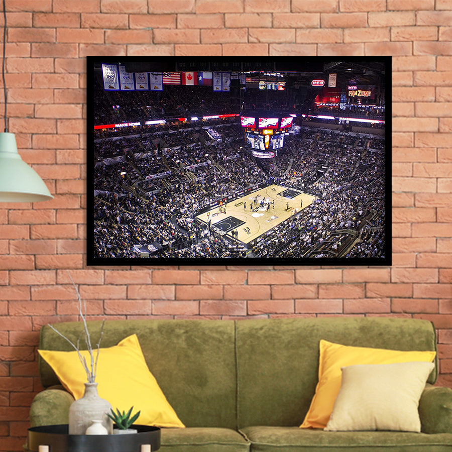 San Antonio Spurs Wall Art ATT Center Stadium Art Prints,Sport Stadium Art Prints, Fan Gift, Wall Decor