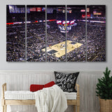 San Antonio Spurs Wall Art ATT Center Stadium Canvas Prints,Multi Panels B,Sport Stadium Art Prints, Fan Gift