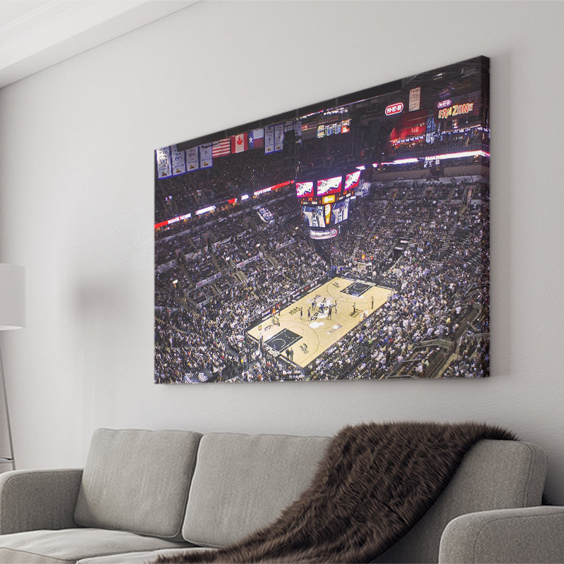 San Antonio Spurs Wall Art ATT Center Stadium Canvas Prints,Sport Stadium Art Prints, Fan Gift, Wall Decor