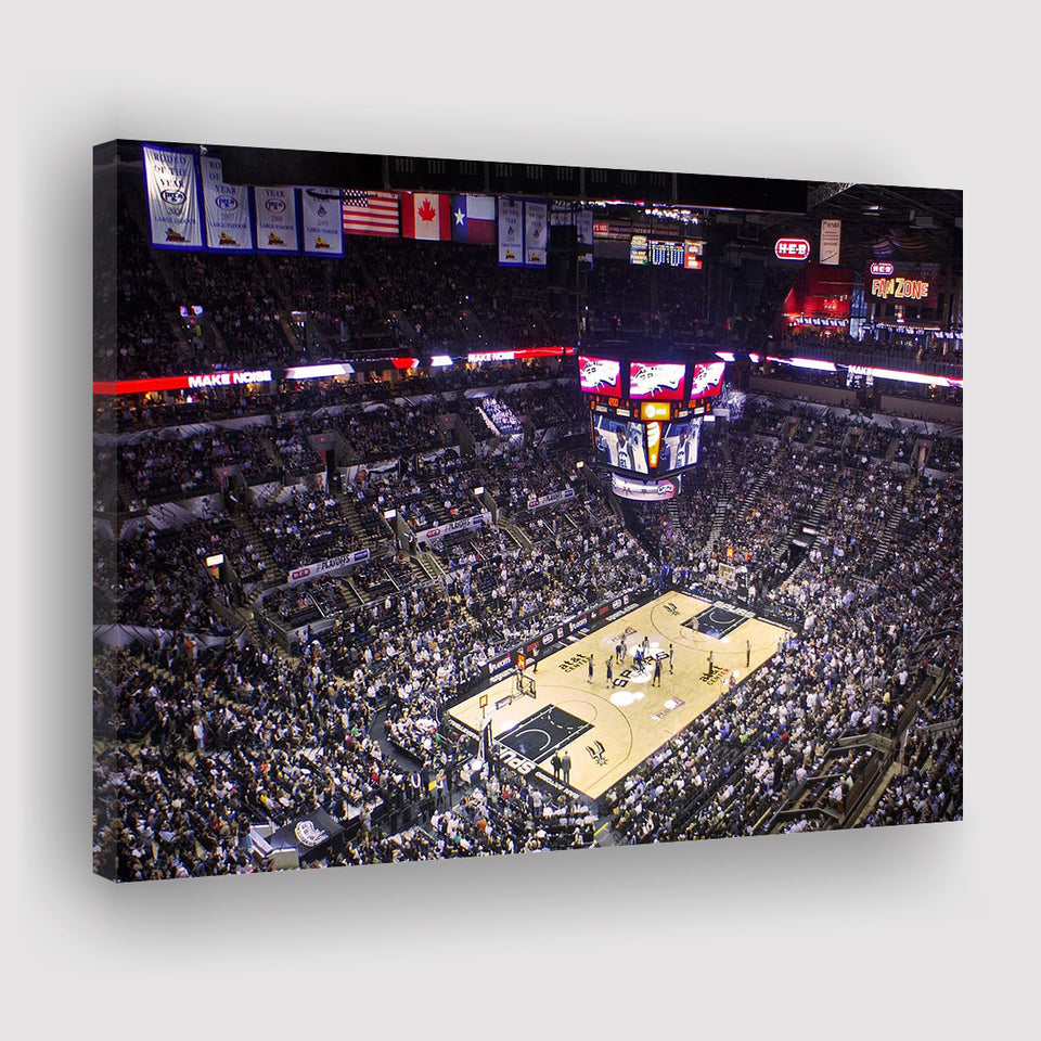 San Antonio Spurs Wall Art ATT Center Stadium Canvas Prints,Sport Stadium Art Prints, Fan Gift, Wall Decor