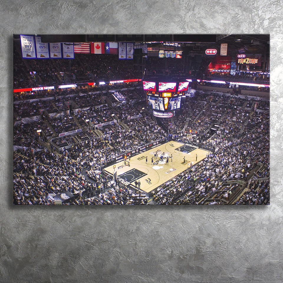 San Antonio Spurs Wall Art ATT Center Stadium Canvas Prints,Sport Stadium Art Prints, Fan Gift, Wall Decor