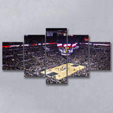 San Antonio Spurs Wall Art ATT Center Stadium Canvas Prints,Multi Panels,Sport Stadium Art Prints, Fan Gift
