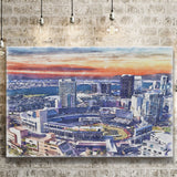 San Diego Padres Petco Park Watercolor, Sport Art Prints Fan Gift, Canvas Prints Wall Art Decor