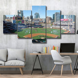 San Diego Padres Stadium Canvas Prints Petco Park Stadium Wall,Multi Panels,Sport Stadium Art Prints, Fan Gift