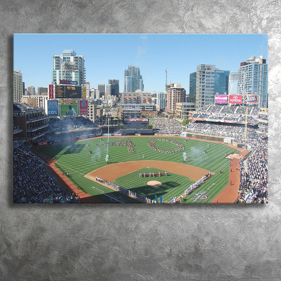 San Diego Padres Stadium Canvas Prints Petco Park Stadium Wall,Sport Stadium Art Prints, Fan Gift, Wall Decor