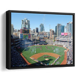San Diego Padres Stadium Framed Canvas Prints Petco Park Stadium Wall,Sport Stadium Art Prints, Fan Gift