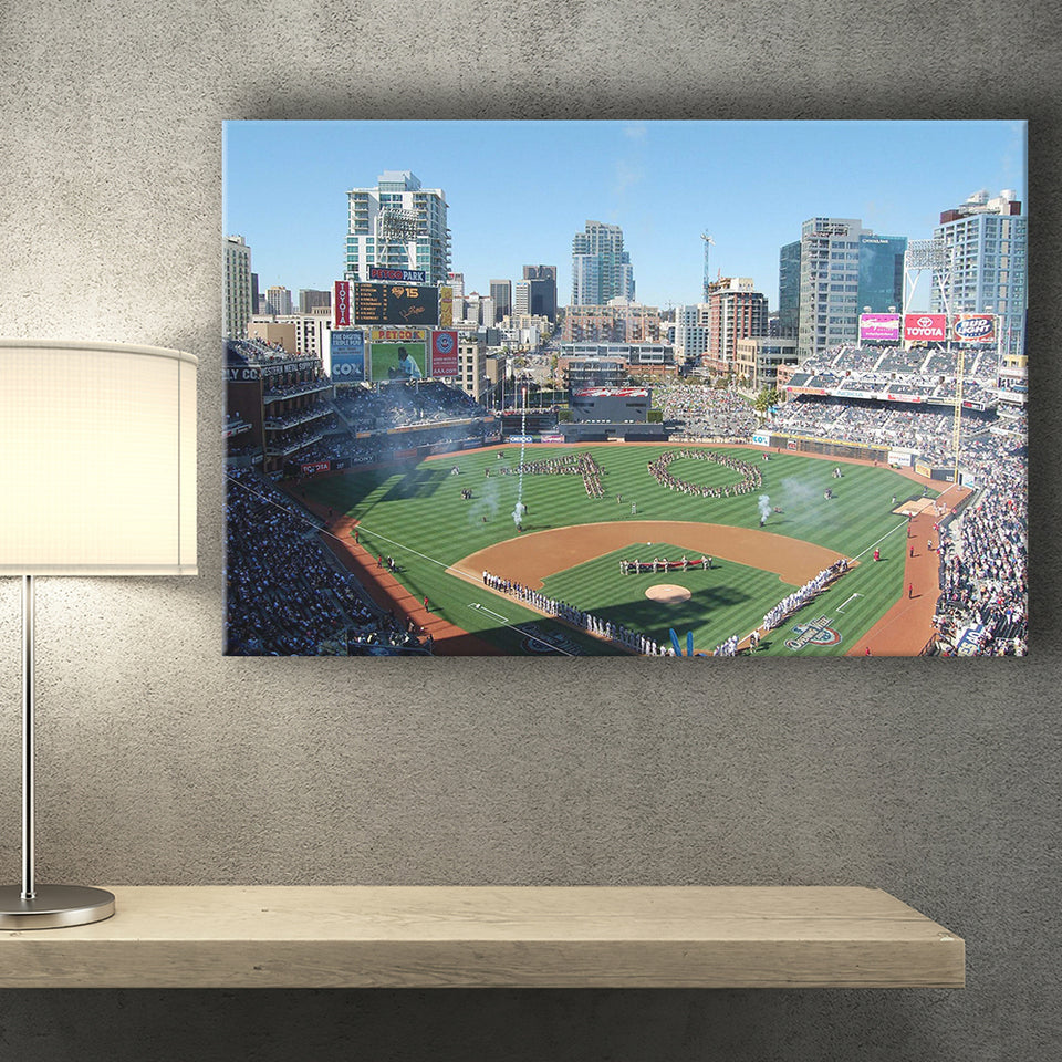 San Diego Padres Stadium Canvas Prints Petco Park Stadium Wall,Sport Stadium Art Prints, Fan Gift, Wall Decor