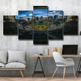 San Diego Padres Stadium Canvas Prints Petco Park Wall Art,Multi Panels,Sport Stadium Art Prints, Fan Gift
