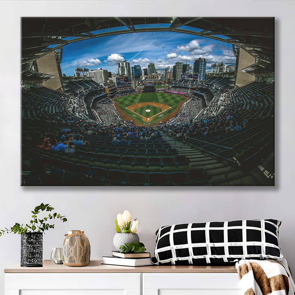 San Diego Padres Stadium Canvas Prints Petco Park Wall Art,Sport Stadium Art Prints, Fan Gift, Wall Decor