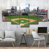 San Diego Padres Stadium Canvas Prints Petco Park Wall Art,Multi Panels,Sport Stadium Art Prints, Fan Gift