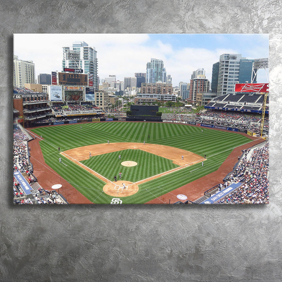 San Diego Padres Stadium Canvas Prints Petco Park Wall Art,Sport Stadium Art Prints, Fan Gift, Wall Decor
