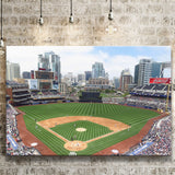 San Diego Padres Stadium Canvas Prints Petco Park Wall Art,Sport Stadium Art Prints, Fan Gift, Wall Decor