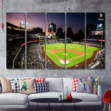 San Diego Padres Stadium Baseball 5 Pieces Canvas Prints Wall Art Decor - Painting Canvas,Multi Panel,Painting Prints,For Sale