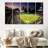 San Diego Padres Stadium Baseball 5 Pieces Canvas Prints Wall Art Decor - Painting Canvas,Multi Panel,Painting Prints,For Sale