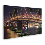 San Francisco Bay Bridge Canvas Wall Art - Canvas Prints, Prints for Sale, Canvas Painting, Canvas On Sale